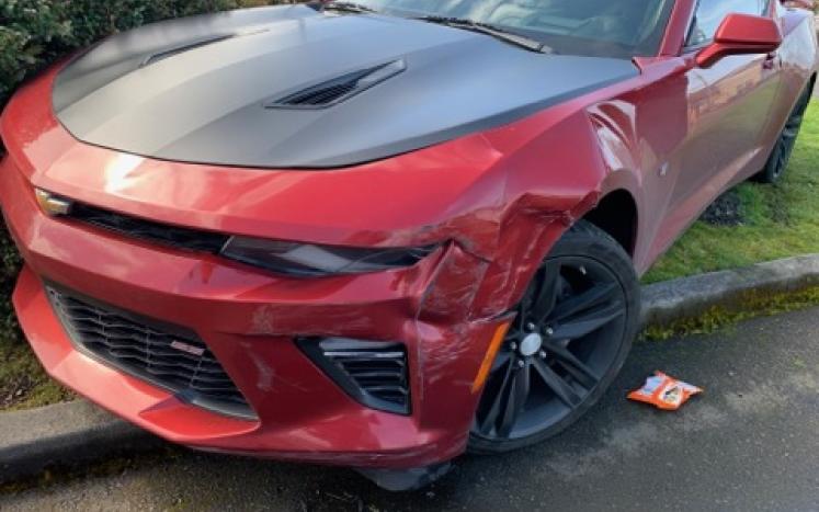 Vehicle involved in incident - 2017 Chevy Camero